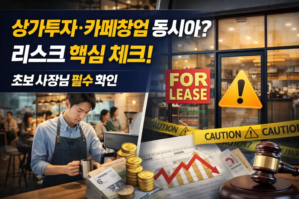상가투자·카페창업 동시? 리스크 총정리