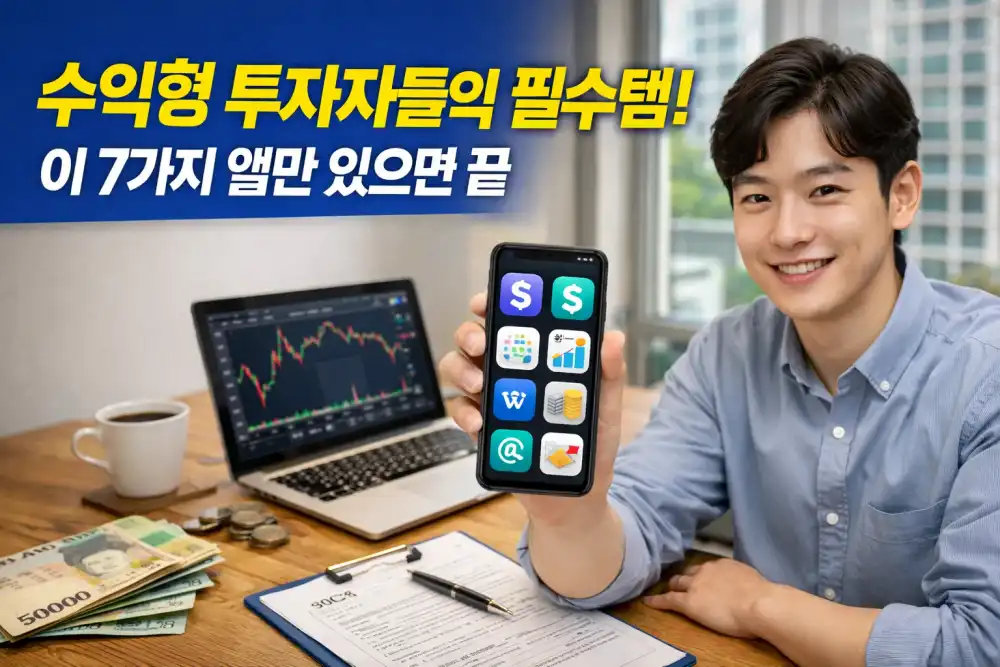 수익형 투자자들의 필수템! 이 7가지 앱만 있으면 끝
