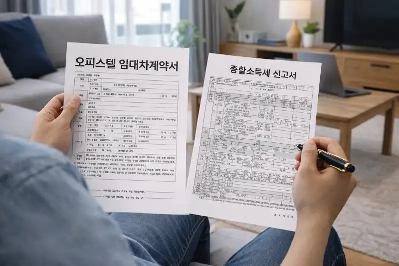 오피스텔 월세 받다가 세금폭탄?