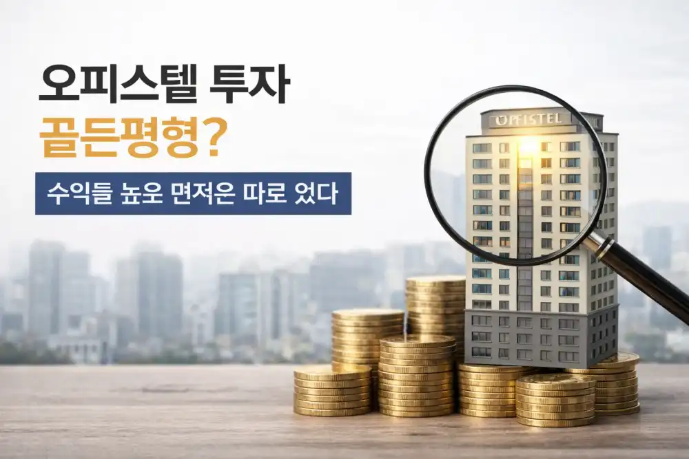 오피스텔 투자 골든평형? 수익률 높은 면적은 따로 있다