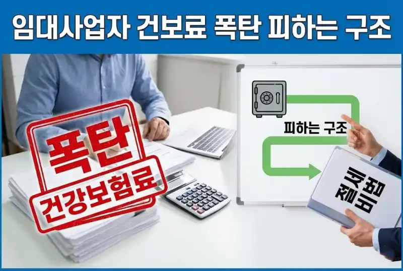 임대사업자 건보료 폭탄 피하는 구조