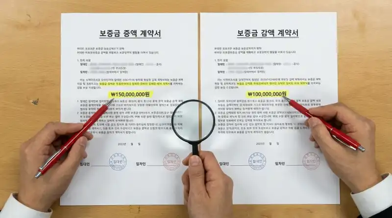 보증금 인상·감액 시 계약서 이렇게 쓰니까 대항력을 지켰습니다