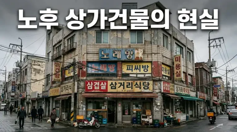 노후 상가건물의 현실