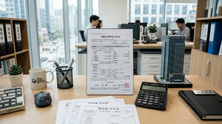 부동산 취득세 신고 데스크