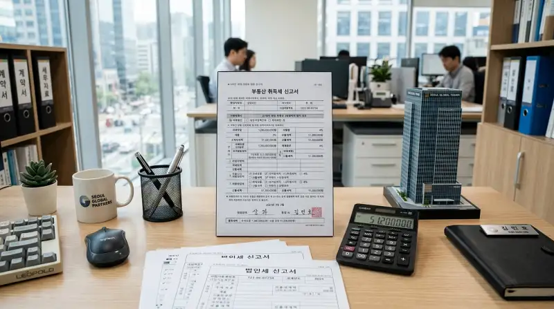 부동산 취득세 신고 데스크
