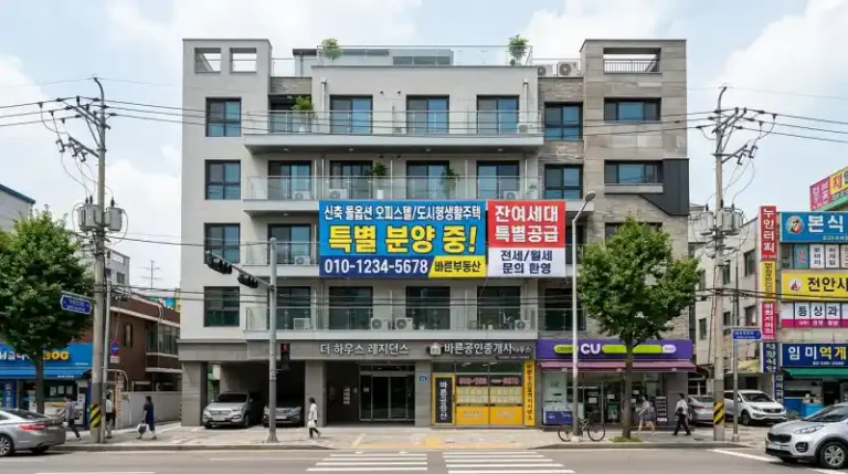 생활숙박시설 건물 외관