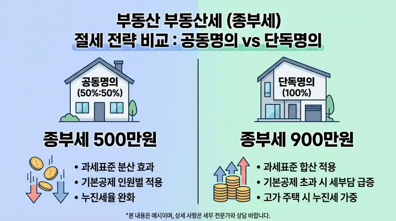 종합부동산세 비교 인포그래픽