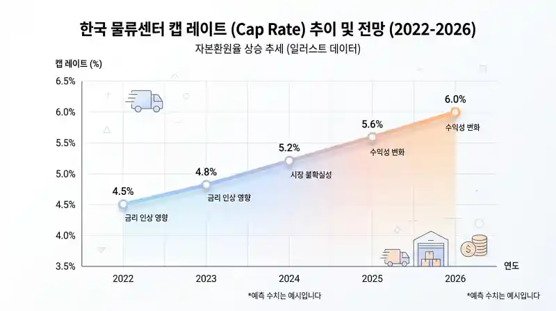 캡레이트 추세 차트 