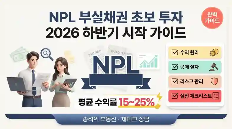 NPL 부실채권 초보 투자 2026 하반기 시작 가이드